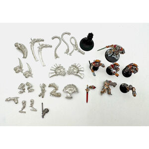 Warhammer 40K Tyranid Hive Tyrant Ravener Biovore Metal Bits Parts Vintage Lot